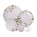 Ver imagem 1 de Aparelho de Jantar Tramontina Magnólia em Porcelana Decorada 20 Peças Tramontina