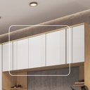 Ver imagem 6 de Módulo Aéreo para Quarto 3 Portas Elegance Canelado Branco/Angelin|Blanc
