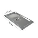 Ver imagem 2 de Tampa para Cuba Gastronômica de Inox Gn 1/3 Frigopro
