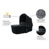 Berço Moisés para Bebê Recém Nascido Portátil Anti Sufocamento e Anti Refluxo Carry Cot Preto - 9