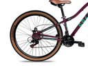 Ver imagem 3 de Bicicleta Viena Aro 29 Freio Disco 21v com Cestão Colli Cor Bronze Tamanho do Quadro 17 Roxo