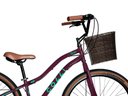 Ver imagem 2 de Bicicleta Viena Aro 29 Freio Disco 21v com Cestão Colli Cor Bronze Tamanho do Quadro 17 Roxo