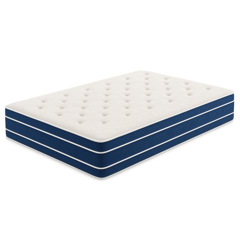 Colchão Molas Ensacadas 78x188x28 - Lateral Azul Premium