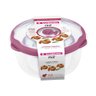 Kit 3 Potes Plásticos Redondos Herméticos Açai 290ml, 1,1l, 3,2l Flor Sanremo - 1