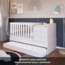 Ver imagem 4 de Cama Auxiliar com Rodízios Branco