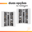 Ver imagem 5 de Guarda Roupas Modulado de Canto Madrid com 5 Portas Maxel