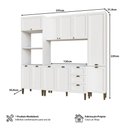 Ver imagem 3 de Cozinha Modulada Aurora 235cm Clássica Completa Provençal