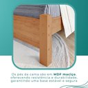 Ver imagem 5 de Cama Solteiro Pérola 100% MDF Mais Móveis