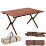 Mesa Dobravel Bolsa Portatil Compacta Acampamento Jardim Quintal Varanda Lazer Camping Casa Decoraça - 1