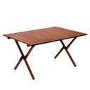 Ver imagem 2 de Mesa Dobravel Bolsa Portatil Compacta Acampamento Jardim Quintal Varanda Lazer Camping Casa Decoraça