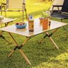 Mesa Dobravel Bolsa Portatil Compacta Acampamento Jardim Quintal Varanda Lazer Camping Casa Decoraça - 6