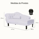 Ver imagem 2 de Divã Larissa 150 cm Direito de quem senta e 2 Poltronas Genesis Suede Bege - LM DECOR