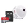 Kit Câmera IP Fisheye Lâmpada Ípega720p Infra + Cartão de Memória Micro SD Sandisk 128GB - 1