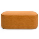 Ver imagem 4 de Cabeceira Cama Box 100cm Lanna com Puff Recamier Doha W01 Couríssimo Whisky - Lyam Decor