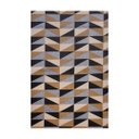 Ver imagem 3 de Tapete Para Sala ou Quarto 2,50M x 1,32M Antiderrapante Miami Ladrilhos Caramelo e Preto