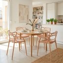 Ver imagem 3 de Cadeira Allegra Design Moderno em Polipropileno - Nude