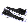 Saia Lateral Universal Spoiler Ajustável Black Piano Audi Rs - 7