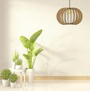 Ver imagem 2 de Luminária Teto tipo Pendente DEUSA MDF Completa - Completa -:MDF CRU