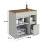 Gabinete de Banheiro Suspenso 60cm com 1 Porta e 1 Gaveta Bangladesh Art In Móveis - 2