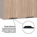 Ver mais imagens de Armário Aéreo Stylo 60cm 2 Portas MDP Giratória Cinammon Cumaru Luciane Móveis