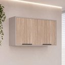 Ver imagem 1 de Armário Aéreo Stylo 60cm 2 Portas MDP Giratória Cinammon Cumaru Luciane Móveis