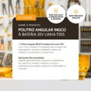 Ver imagem 5 de Politriz Angular Brushless À Bateria 20V Linha P20S Ingco Laranja Amarelo