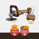 Ver imagem 4 de Politriz Angular Brushless À Bateria 20V Linha P20S Ingco Laranja Amarelo