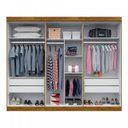 Ver imagem 2 de Guarda-Roupa Casal 4 Espelhos 6 Portas 4 Gavetas Requinte Espresso Móveis