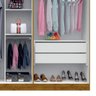 Guarda-Roupa Casal 4 Espelhos 6 Portas 4 Gavetas Requinte Espresso Móveis - 8