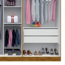 Ver mais imagens de Guarda-Roupa Casal 4 Espelhos 6 Portas 4 Gavetas Requinte Espresso Móveis