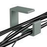 Organizador de Fios Definitivo: 8 Organizadores de Fios/ Transforme Sua Área de Trabalho!- Cinza - 1