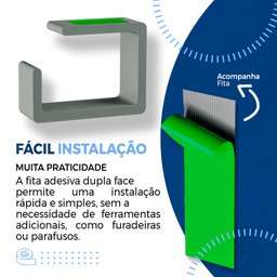 Organizador de Fios Definitivo: 8 Organizadores de Fios/ Transforme Sua Área de Trabalho!- Cinza - 7