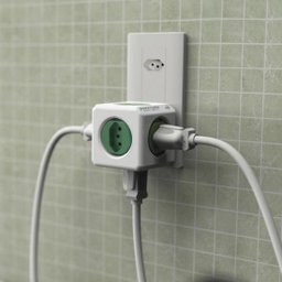Adaptador Benjamim Múltiplo Powercube Pwc-r5 Bivolt Elg - 3