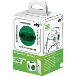 Adaptador Benjamim Múltiplo Powercube Pwc-r5 Bivolt Elg - 6