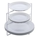 Ver imagem 1 de Organizador Suporte de Pratos Cromado Divisor 3 Níveis Rack