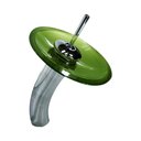 Ver imagem 3 de TORNEIRA MONOCOMANDO DE VIDRO REDONDA ALTA VERDE OLIVA