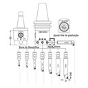 Ver imagem 4 de Conjunto Mandrilhar Bt 40 - Capacidade 8-280 - Modelo Nbh2084