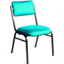 Ver imagem 1 de Cadeira Empilhável para Auditórios Linha Hotel Smart Verde