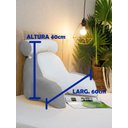 Ver imagem 7 de Almofada de Descanso e Apoio de Lombar Travesseiro Multiuso Ergonômica para Leitura com Rolinho Dest