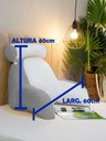 Ver imagem 7 de Almofada de Descanso e Apoio de Lombar Travesseiro Multiuso Ergonômica para Leitura com Rolinho Dest