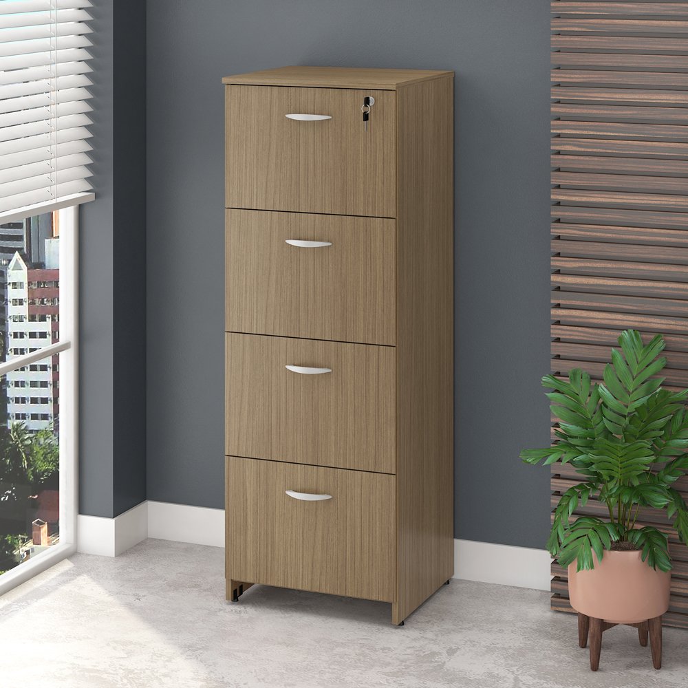 Armário para arquivos 4 Gavetas com chave 46cm WebOffice Fresno