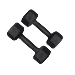 Par de Halter Sextavado Pintado 4kg Academia Treino Fitness
