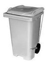 Ver imagem 6 de Lixeira Contentor Plastico Tipo Gari 240 Litros Cor:preto