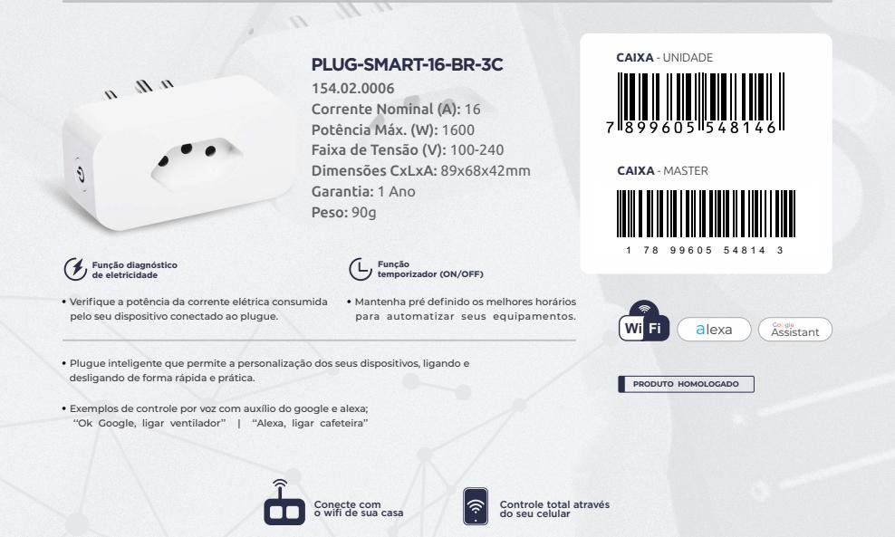 Smart Plug G-light 16a Branco - 3
