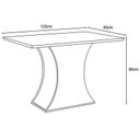 Ver imagem 4 de Mesa Jantar Luiza 120 6 Cadeiras Milla Linho - Henn