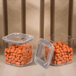 Kit de Potes Herméticos Organizadores Empilháveis Modo 7 Peças - Coza - 5