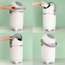 Ver imagem 3 de Lixeira Antiodor Lixo Magico P/ Descarte de Fralda Bebe Kzi