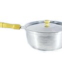 Ver imagem 1 de Caçarola Panela de Alumínio Polido Cabo de Madeira 20cm