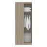 Guarda-Roupa Canto Reto Modulado 1 Maleiro 2 Cabideiros 90cm Master Luciane Móveis - 5