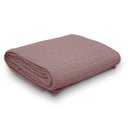 Ver imagem 1 de Manta Decorativa para Sofá Tricot Golden 1,20m X 1,50m 100% Algodão Rosa Místico